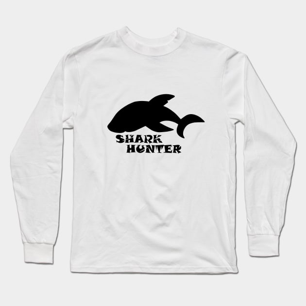 shark attack cartoon cool Long Sleeve T-Shirt by Ojoy